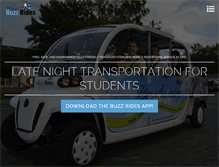Tablet Screenshot of buzzrides.com
